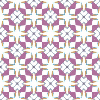 Tekrarlanan geometrik şekilli kusursuz desen, vektör illüstrasyonuName