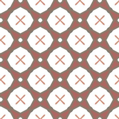 Tekrarlanan geometrik şekilli kusursuz desen, vektör illüstrasyonuName