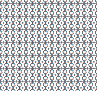 Geometrik şekilli kusursuz desen vektör çizimi