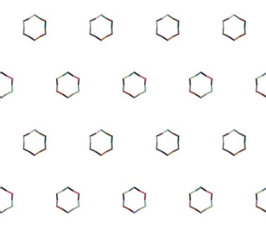 Soyut geometrik şekilli kusursuz desen