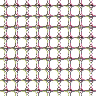 Tekrarlanan geometrik şekilli kusursuz desen, vektör illüstrasyonuName