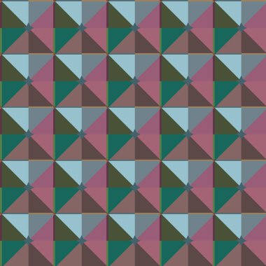 Soyut geometrik şekilli kusursuz desen