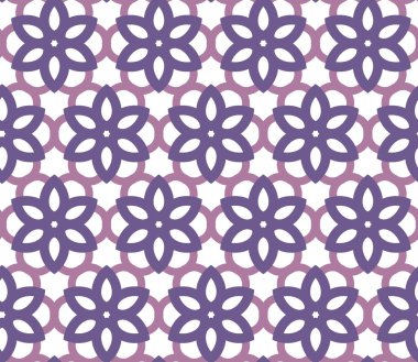 Geometrik şekilli kusursuz desen vektör çizimi