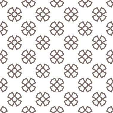 Geometrik şekilli kusursuz desen vektör çizimi