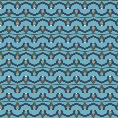 Tekrarlanan geometrik şekilli kusursuz desen, vektör illüstrasyonuName