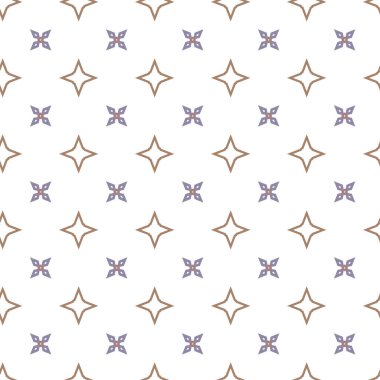 farklı geometrik şekillere sahip soyut, pürüzsüz desensiz vektör çizimi