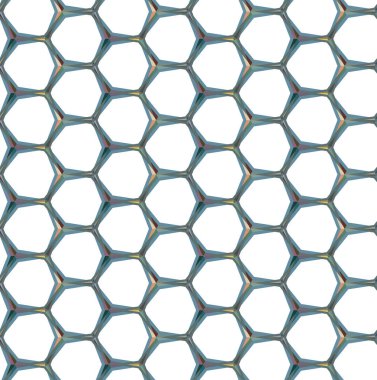 Soyut geometrik şekilli kusursuz desen