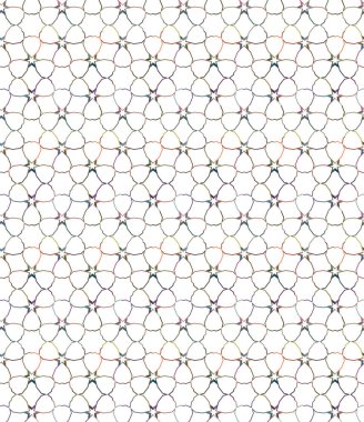 Geometrik şekilli kusursuz desen vektör çizimi