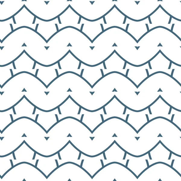 Abstrakte Nahtlose Geometrische Muster Illustration Hintergrund — Stockvektor