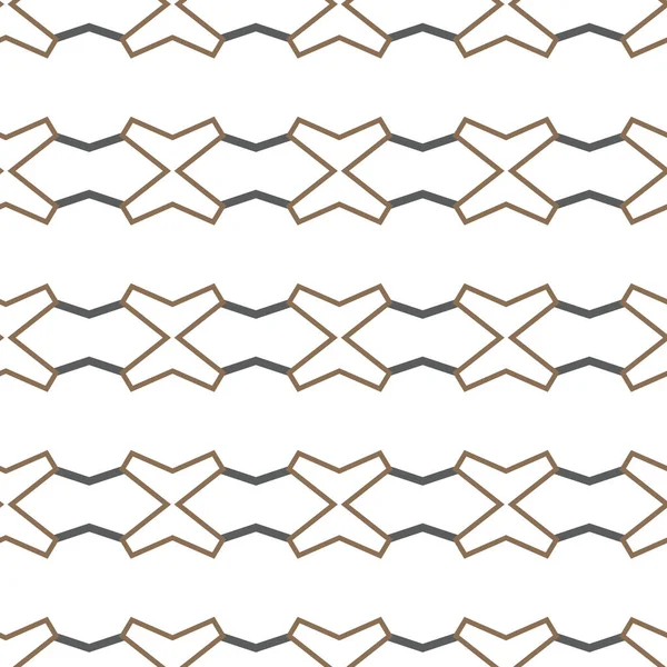 Naadloos Patroon Met Geometrische Herhaalde Vormen Vectorillustratie — Stockvector