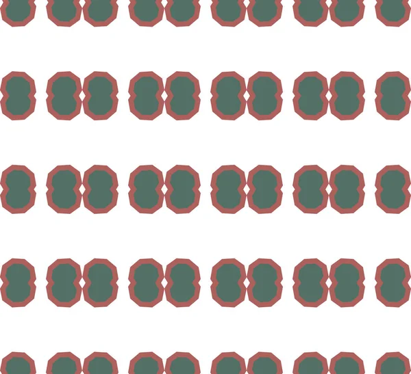 Nahtlose Muster Mit Geometrischen Formen Vektorillustration — Stockvektor