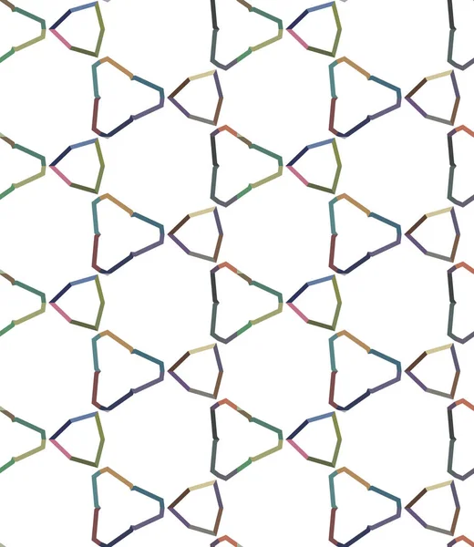 Patrón Ornamental Geométrico Sin Costuras Fondo Abstracto — Archivo Imágenes Vectoriales