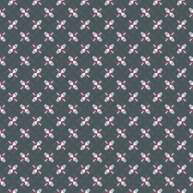 Geometrik şekilli kusursuz desen vektör çizimi