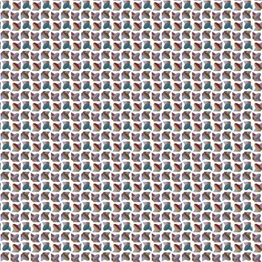 Tekrarlanan geometrik şekilli kusursuz desen, vektör illüstrasyonuName