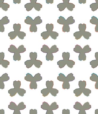 Tekrarlanan geometrik şekilli kusursuz desen, vektör illüstrasyonuName