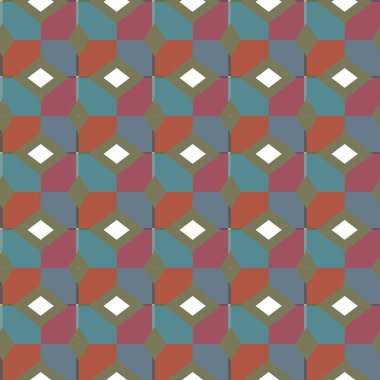 Kusursuz şablon, soyut duvar kağıdı, vektör illüstrasyonu 