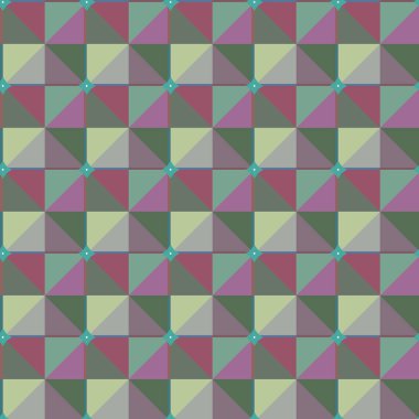 farklı geometrik şekillere sahip soyut, pürüzsüz desensiz vektör çizimi