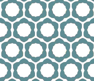 Geometrik şekilli kusursuz desen vektör çizimi