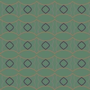 Soyut geometrik şekilli kusursuz desen