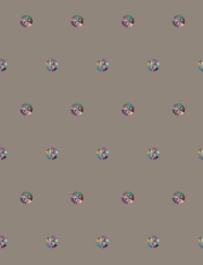 Geometrik şekilli kusursuz desen vektör çizimi