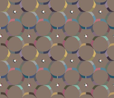 soyut dikişsiz geometrik desen resimleme arkaplanı