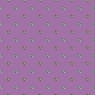 Soyut geometrik şekilli kusursuz desen