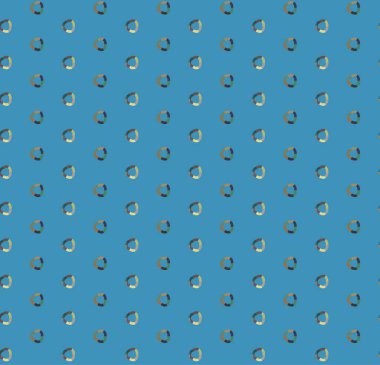 Geometrik şekilli kusursuz desen vektör çizimi