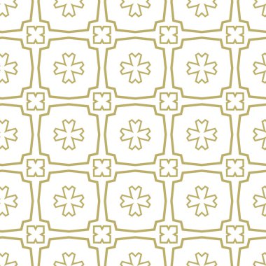 Tekrarlanan geometrik şekilli kusursuz desen, vektör illüstrasyonuName