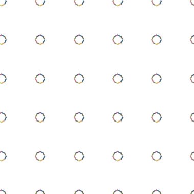Geometrik şekilli kusursuz desen vektör çizimi
