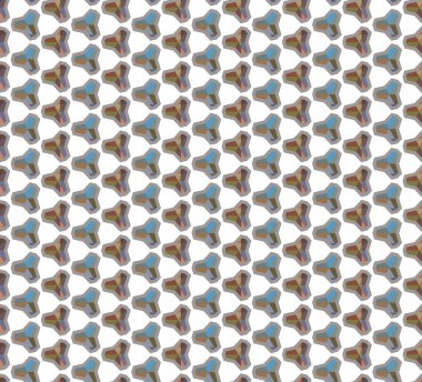 Geometrik şekilli kusursuz desen vektör çizimi