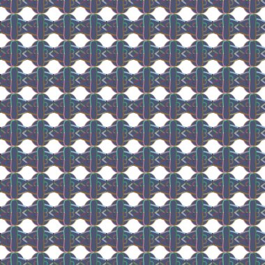 Geometrik şekilli kusursuz desen vektör çizimi