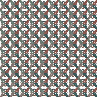 Geometrik şekilli kusursuz desen vektör çizimi