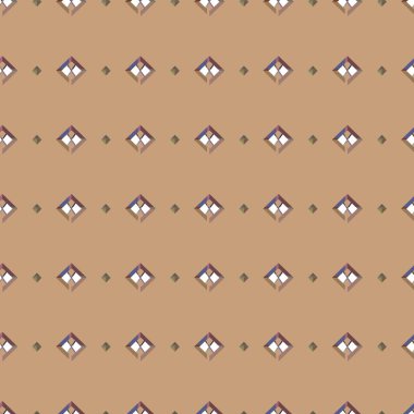 Geometrik şekilli kusursuz desen vektör çizimi