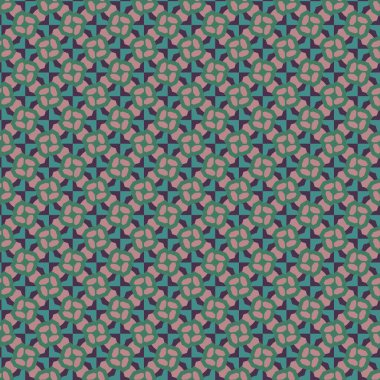 Geometrik şekilli kusursuz desen vektör çizimi