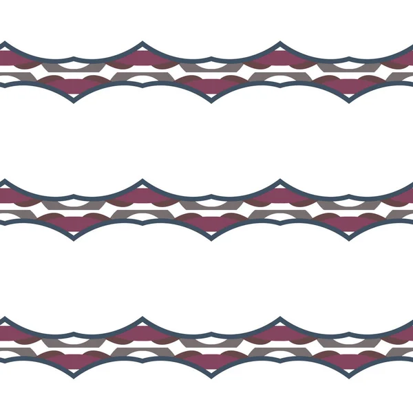 Bezešvý Vzor Vektorovou Ilustrací Geometrických Tvarů — Stockový vektor