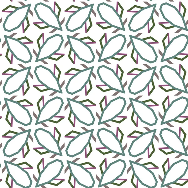 Patrón Ornamental Geométrico Sin Costuras Fondo Abstracto — Archivo Imágenes Vectoriales