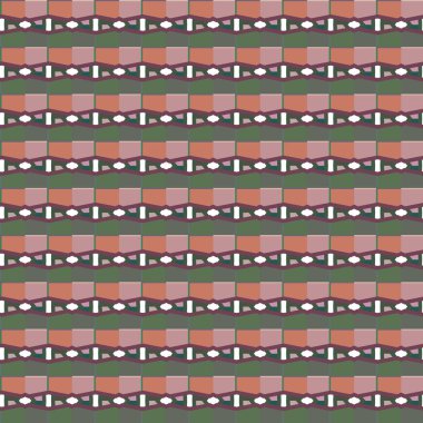 Geometrik şekilli kusursuz desen vektör çizimi