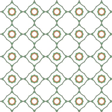 Geometrik şekilli kusursuz desen vektör çizimi