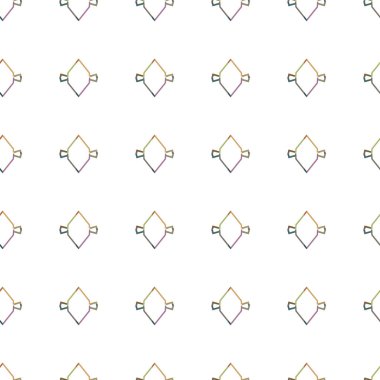 Soyut geometrik şekilli kusursuz desen