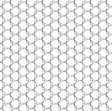 Geometrik şekilli kusursuz desen vektör çizimi