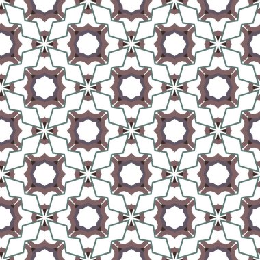 Tekrarlanan geometrik şekilli kusursuz desen, vektör illüstrasyonuName