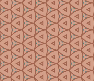 Geometrik şekilli kusursuz desen vektör çizimi