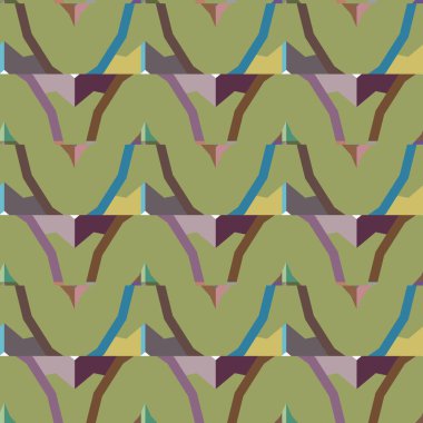 Kusursuz şablon, soyut duvar kağıdı, vektör illüstrasyonu 