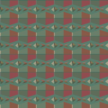 Tekrarlanan geometrik şekilli kusursuz desen, vektör illüstrasyonuName