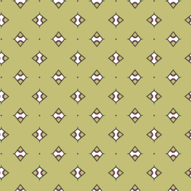 Tekrarlanan geometrik şekilli kusursuz desen, vektör illüstrasyonuName