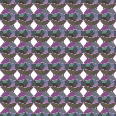 Tekrarlanan geometrik şekilli kusursuz desen, vektör illüstrasyonuName