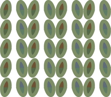 Tekrarlanan geometrik şekilli kusursuz desen, vektör illüstrasyonuName