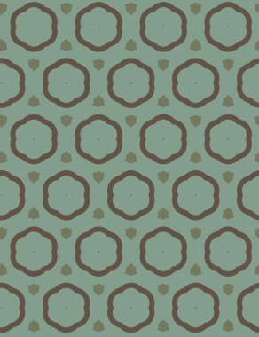 Geometrik şekilli kusursuz desen vektör çizimi