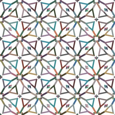 Kusursuz şablon, soyut duvar kağıdı, vektör illüstrasyonu 