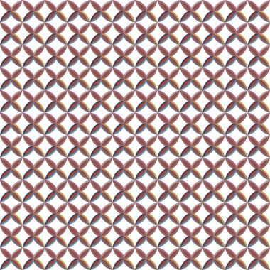 Tekrarlanan geometrik şekilli kusursuz desen, vektör illüstrasyonuName